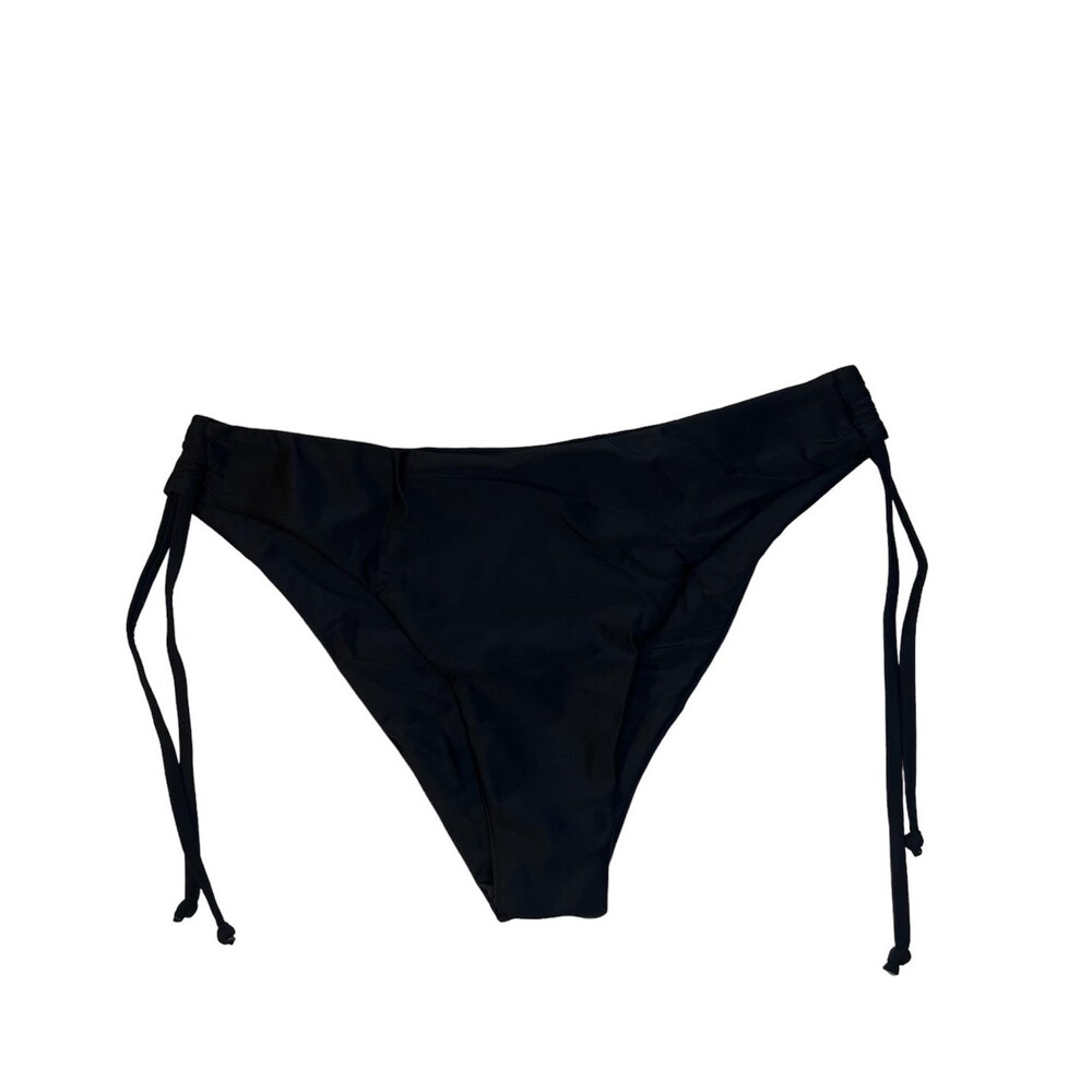 Shein Bikini Bottoms Women’s XL Black Tie Side Swimsuit Black Swim Bottoms OC3A - Picture 4 of 6